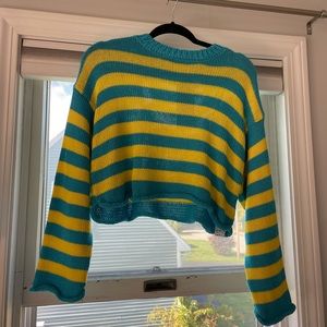 ZARA STRIPED KNIT SWEATER